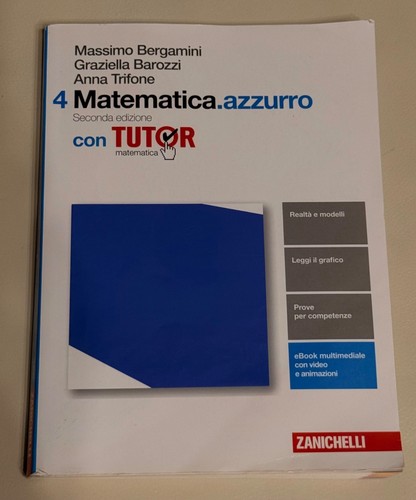 Matematica azzurro vol 4 - azzurro,