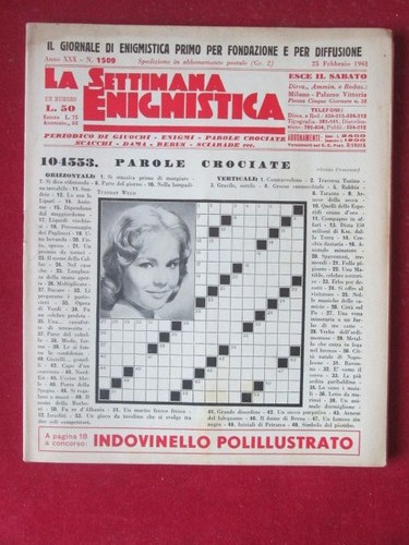 Settimana enigmistica 1509 - settimana,