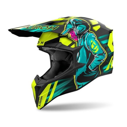 Casco airoh wraaap cyber - cyber, moto