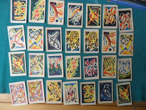 Blocco carte pubblicitarie - carte,