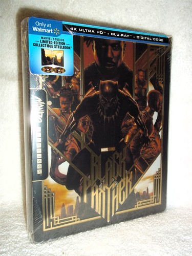 Black panther blu ray - black,