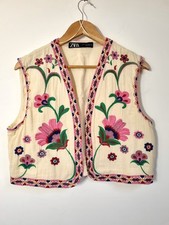 Gilet Zara ricamato taglia XL