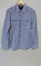 Camicia manica lunga da uomo angelo litrico in cotone colore turchese tinta...