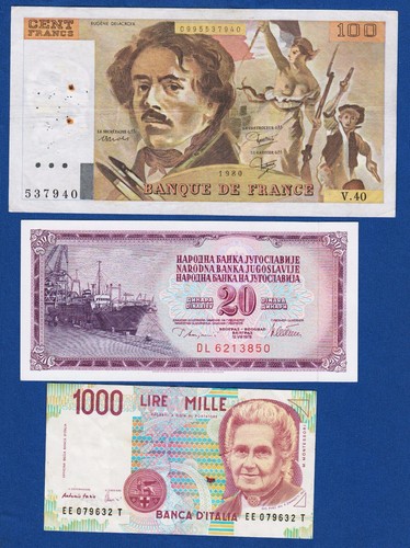 Banconote francia 100 franchi - 100,