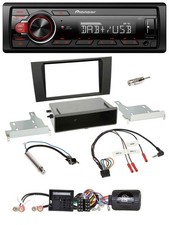 Pioneer MP3 1DIN DAB USB volante autoradio per Audi A4 (2000-2001)