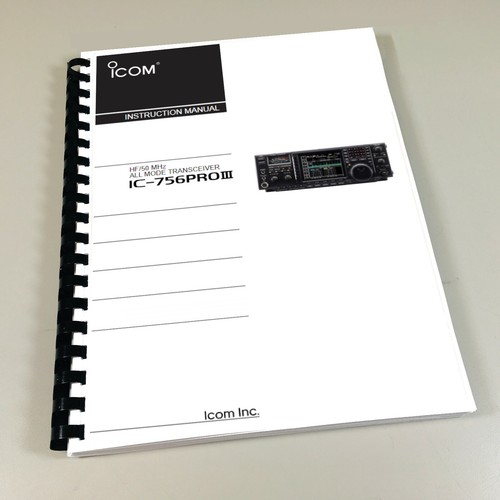 Icom 756pro iii manuale - icom,