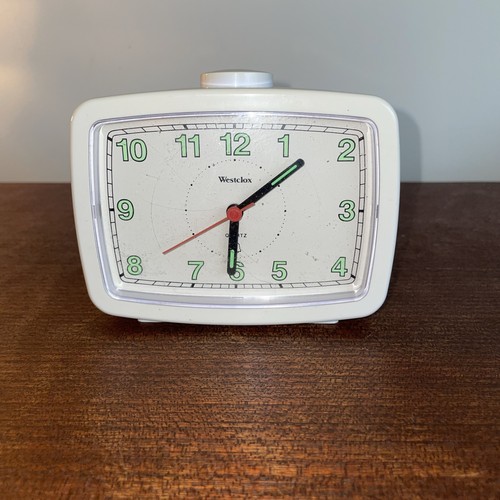 Westclox quartz retro white - quartz,