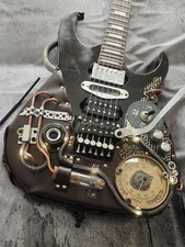 Chitarra elettrica steampunk - chitarra,