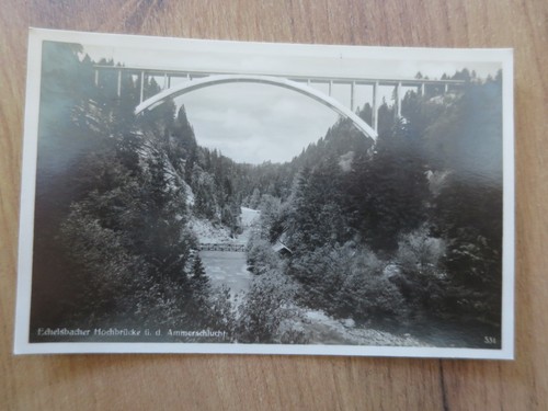 Ammer hochbrücke bei - ak,