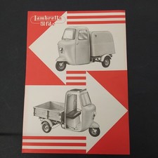 Volantino Lambretta 150 FD e C.anno 1958 Buono