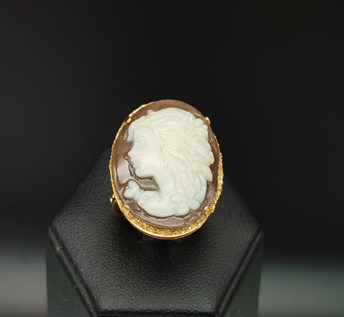 Anello donna cammeo gambo - anello,