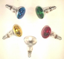 LAMPADINA SPOT 25 WATT E14 LUCE COLORE GIALLO VERDE 230V STOCK LAMPADA FARETTO