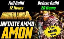 Borderlands 4⭐INFINITE MUNIZIONI AMON⭐COSTRUZIONE MOXY COMPLETA⭐12 O 20 OGGETTI + SCEGLI 2 GRATIS