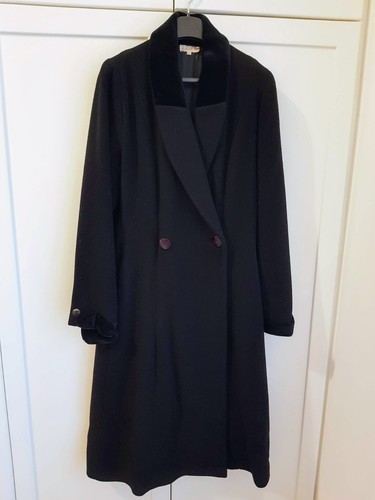 Cappotto nero lana - cappotto, in