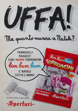 Pubblicità Advertising Werbung Italian 1991 TORRONCINI SPERLARI BIM BUM BAM UAN