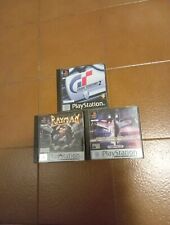 Lotto PS1 PSX Gran Turismo 2 II + Rayman + Ace Combat 3 III PAL Italiano Usati