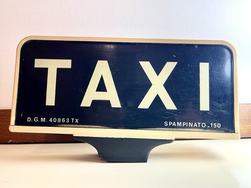 Insegna taxi stampinato - insegna,