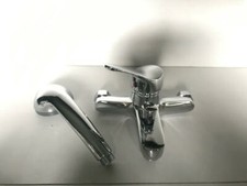 Miscelatore per vasca con flessibile e doccetta. Finitura cromo. Marca Ambrosian