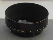 Nikon Hood Paraluce Nikkor 50 58 50mm 58mm f=50mm f=58mm 1:1,4 Nikon F