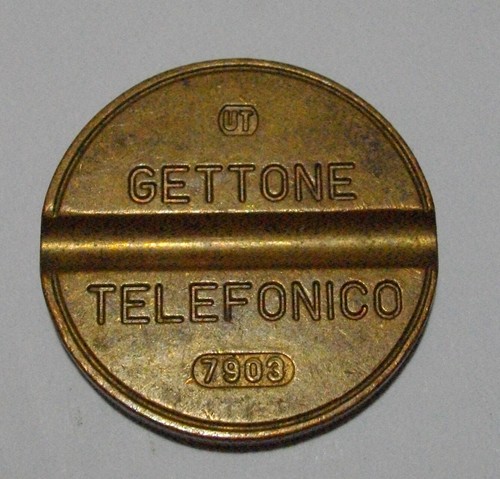 Gettone telefonico sip - telefonico, ut