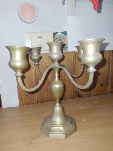 Candelabro vintage ottone - in,