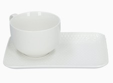 APEREGINA SET COLAZIONE LA PORCELLANA BIANCA