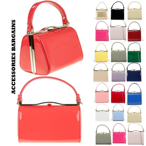 Borsa donna vintage - patent, box