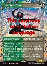 MTG SILK, WEB WEAVER 215 EXC - SILK, TESSITRICE DI RAGNATELE - SPM X IT - MAGIC