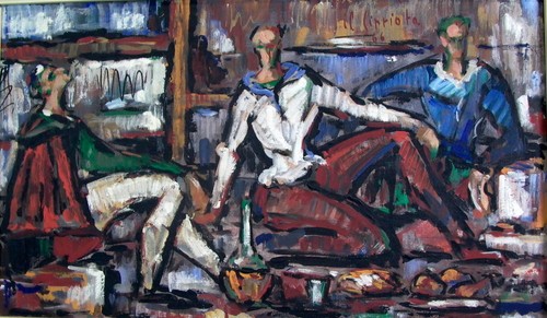 Dipinto olio espressivo - espressivo,