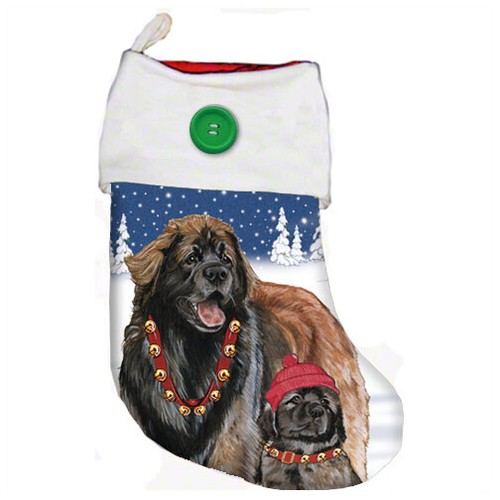 Calza natale leonberger - calza, di