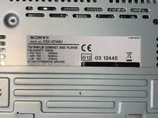 CDX-GT40U AUTORADIO SONY NON