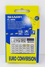 SHARP EL-889E - CALCOLATRICE - VINTAGE - NUOVA