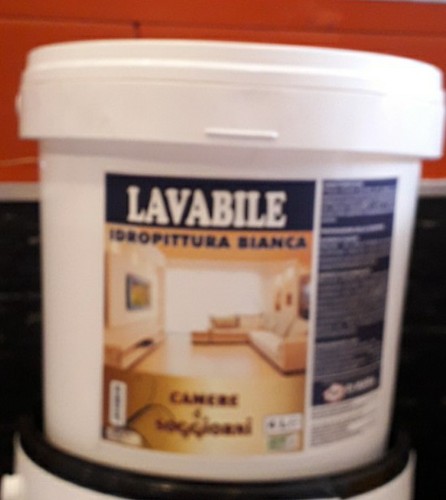 Idropittura bianca lavabile - bianca,