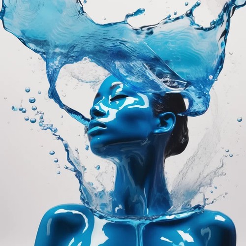 Water splash female - female, xxl