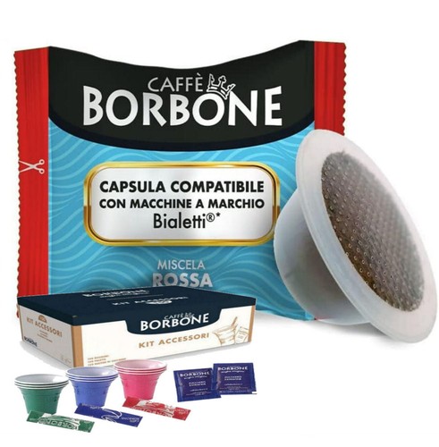 Capsule caffè borbone - borbone, rossa