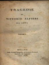 TRAGEDIE VOL.1 PRIMA EDIZIONE