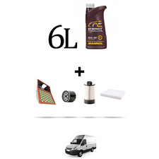 HOFFCAR Kit tagliando 4 FILTRI