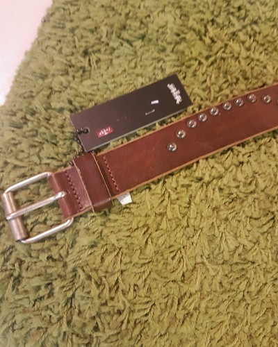 Cinta marrone pelle vintage - pelle,