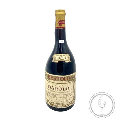 Vintage bottle bertolo - -,