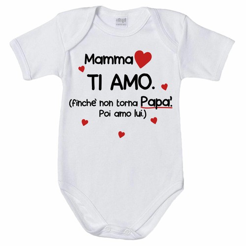 Body neonato mamma amo - neonato,