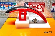 Harley Davidson parafango ant. custom paint nero / rosso originale per Softail