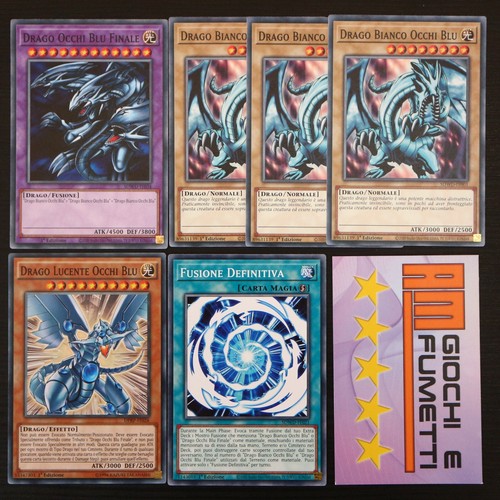 Lotto carte drago bianco - 6,