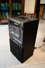Amplificatore + doppia cassetta + cassa audio