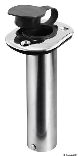 Porta canne incasso - inox, mm