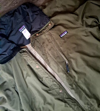 Giacca vintage Patagonia Outer Shell Storm foderata in rete verde oliva XL extra large