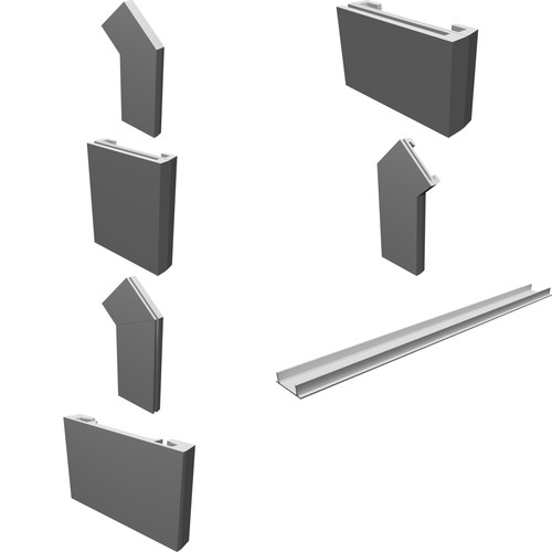 Clip supporto striscia led per - supporto,