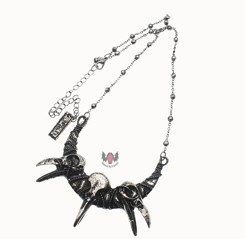 Collana teschio uccellino
