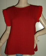 TOP T-SHIRT DONNA ROSSO SCURO LUMINA TAGLIA UNICA LEGGI LE MISURE