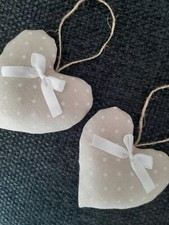 Cuori shabby 2 decorazioni di