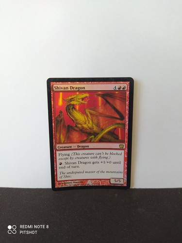 Foil shivan dragon drago - dragon, /